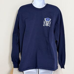 Boston Police Gaelic Column Of Pipes And Drums Long Sleeve T-shirt